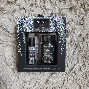 NEST Fragrances Eau de Parfum Rollerball & Scented Bubble Gift Set Wisteria Blue